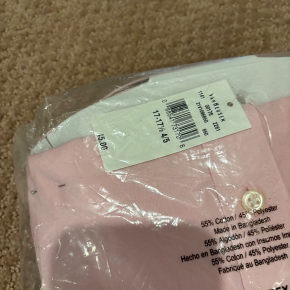 Arrow Van Heusen Regular Long Sleeve Button Down Size 17-17 1/2 34/35 New! - Picture 9 of 10